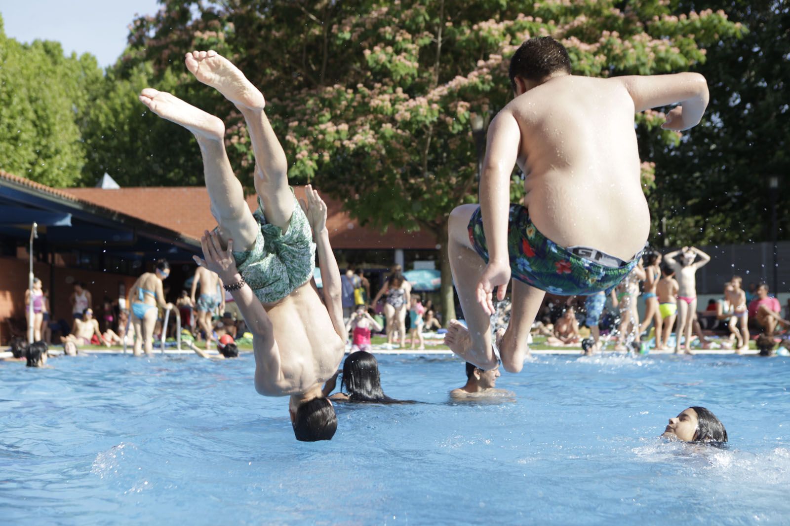 Les piscines són una bona eina per combatre la calor. FOTO: Artur Ribera