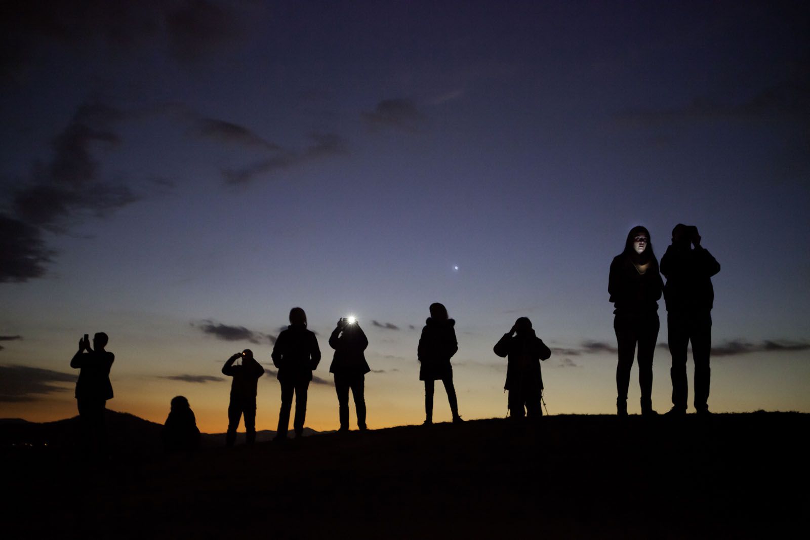 La superlluna es va veure a Sant Cugat també FOTO: Artur Ribera