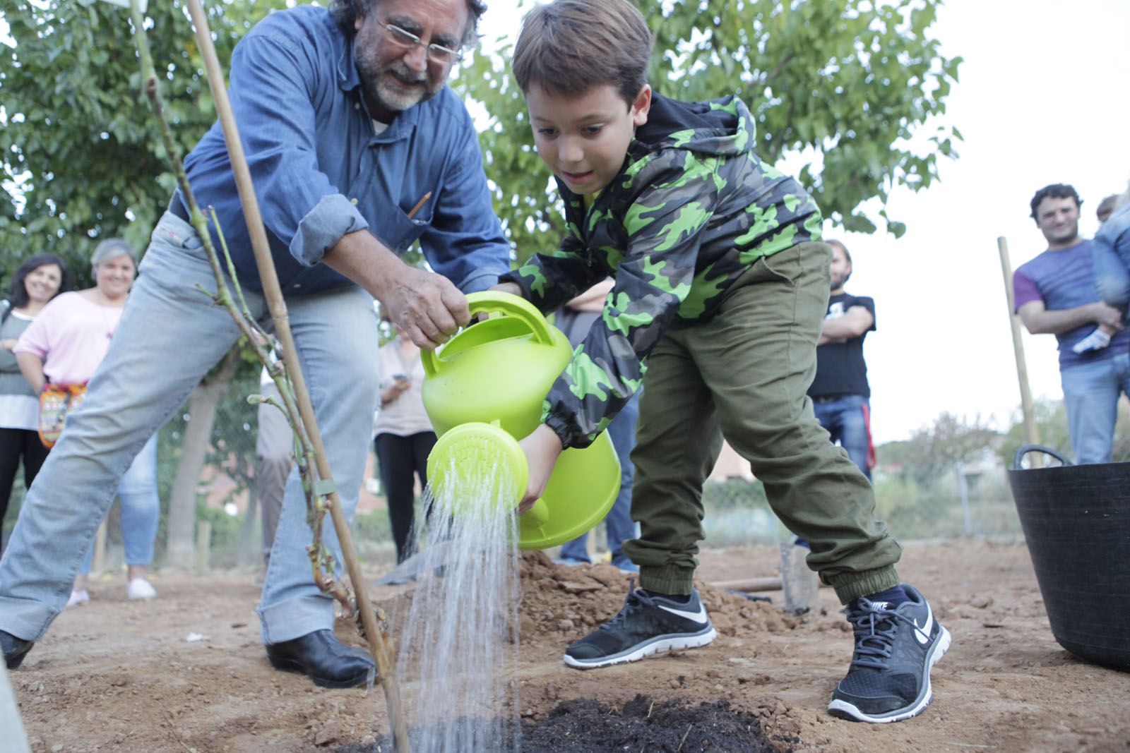 L'Hort comunitari a Mira-sol obria portes al setembre FOTO: Artur Ribera