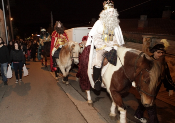 Els Reis d'Orient arribaran a les Planes en cavall FOTO: Artur Ribera 