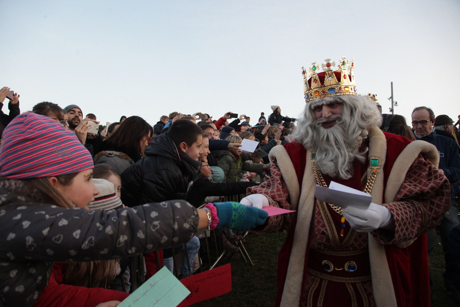 Els Reis han recollit cartes dels nens i nenes FOTO: Localpres