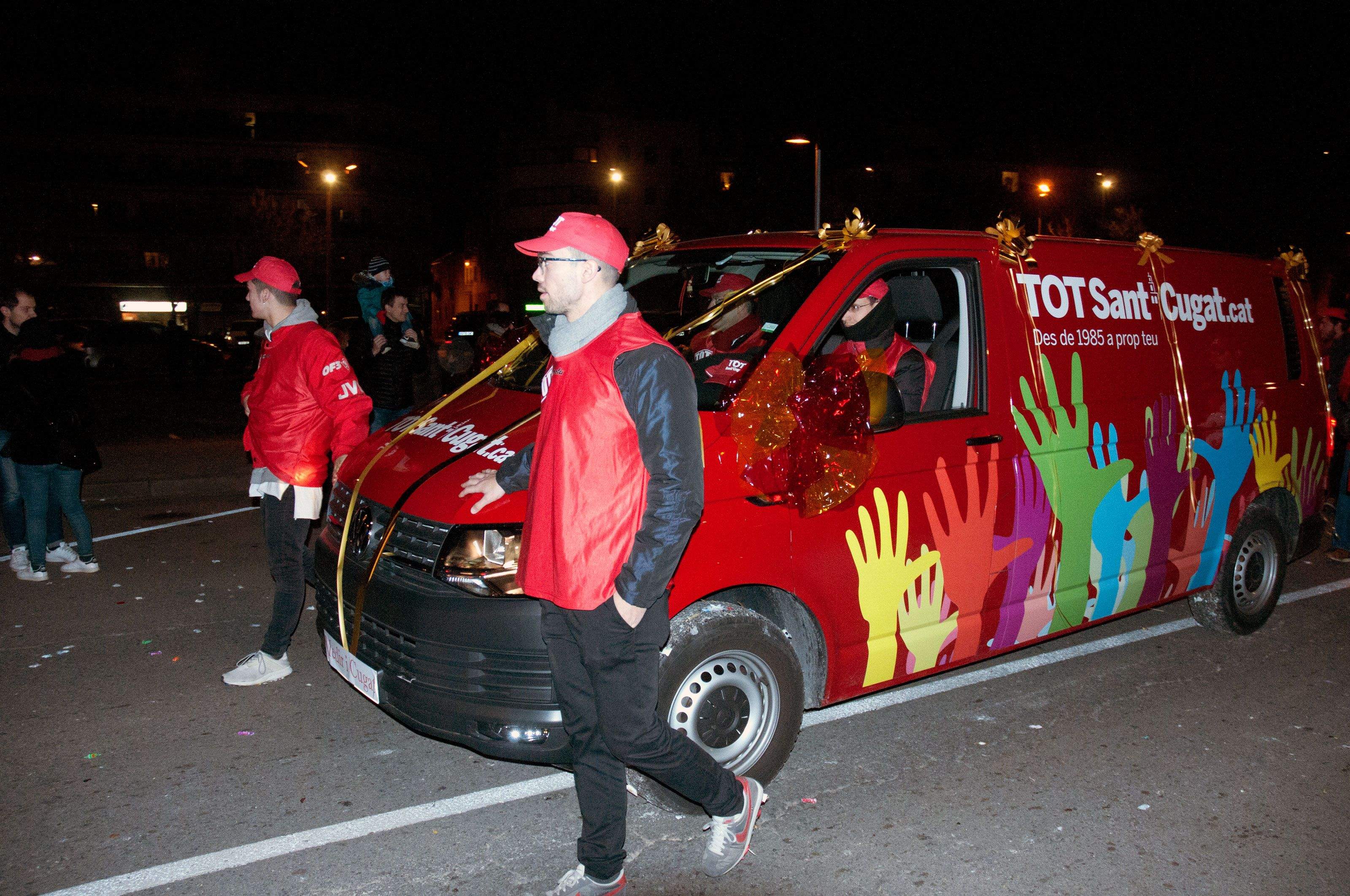 La furgoneta del TOT Sant Cugat FOTO: Bernat Millet