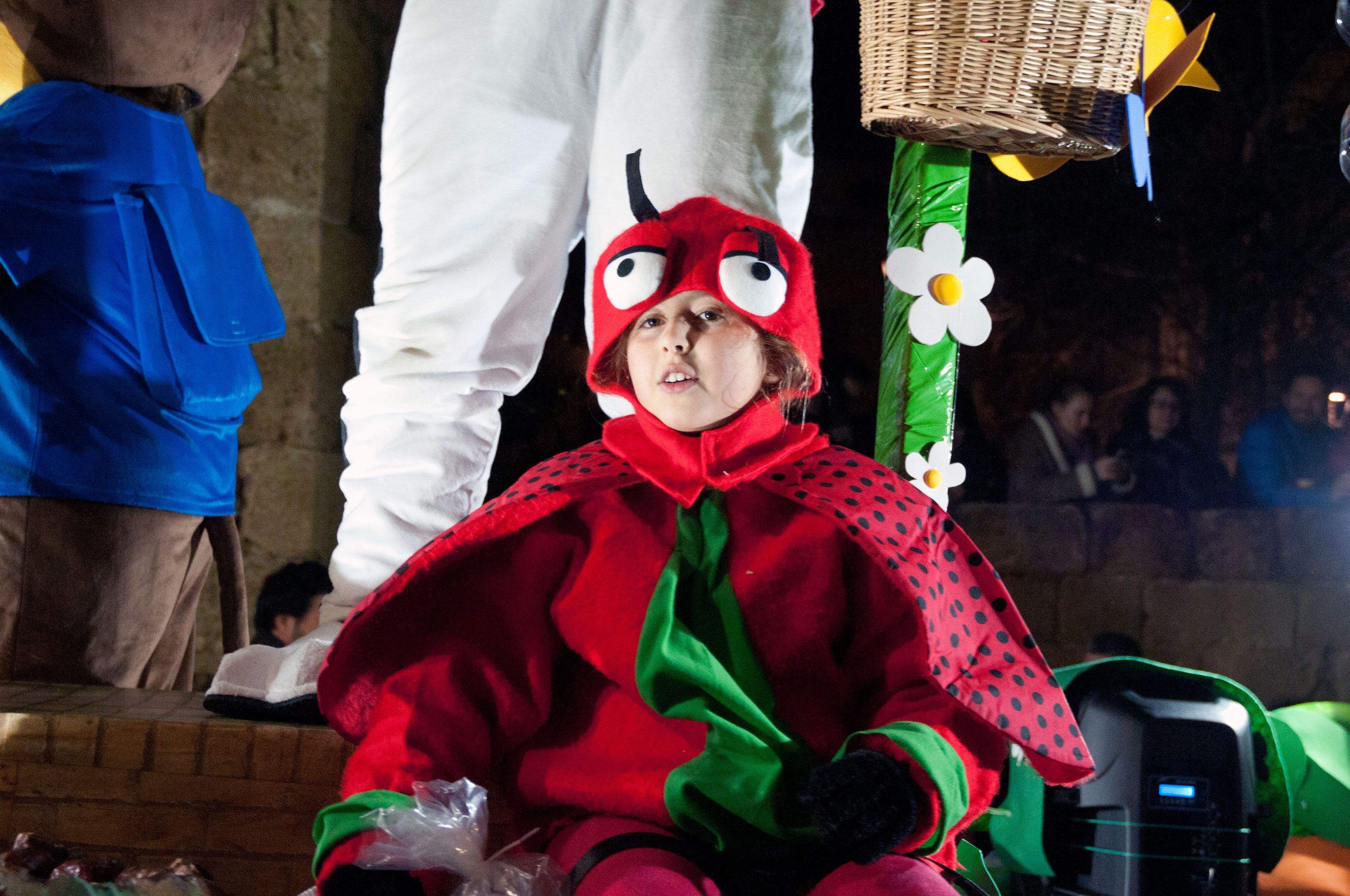  Els més petits han gaudit de la cavalcada FOTO: Bernat Millet