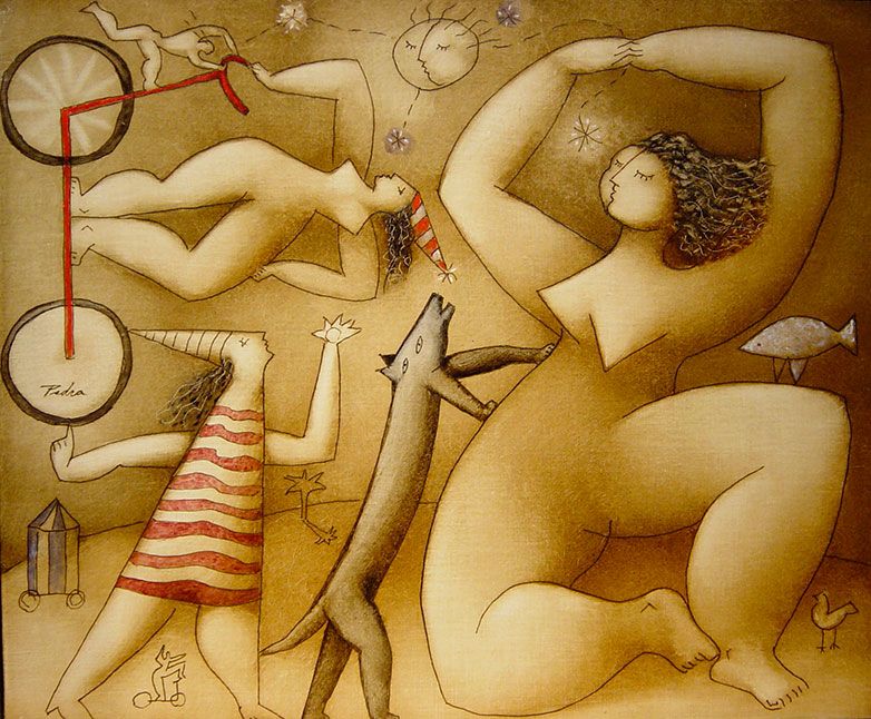 Obra de Víctor Pedra  FOTO: Cedida