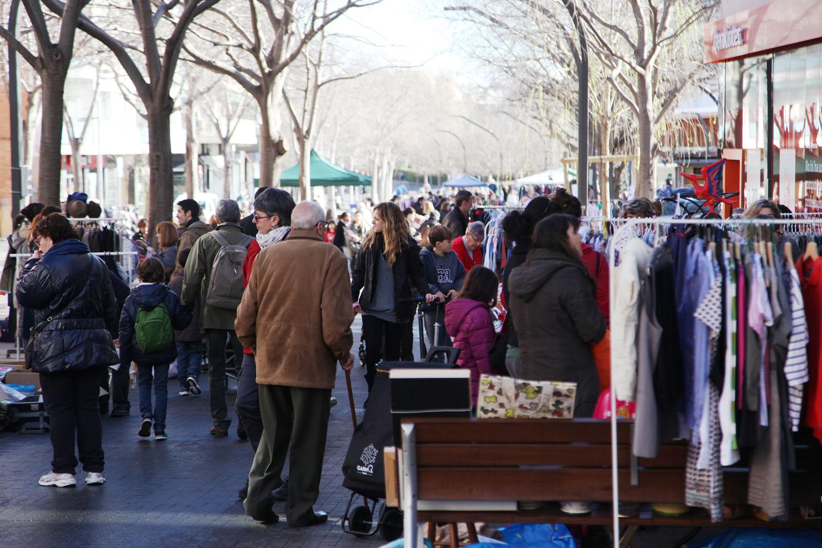  Mercat de segona mà a la rambla del Celler FOTO: cedida
