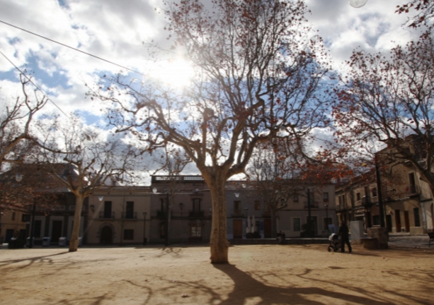 Dies de fred siberià a Sant Cugat FOTO: Lali Puig 