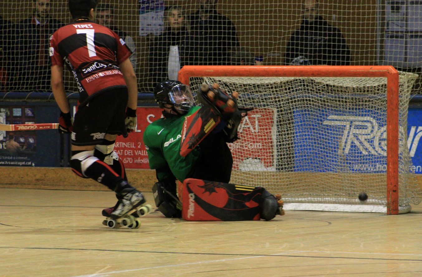 El PHC Sant Cugat masculí vol guanyar dissabte a la pista del líder. FOTO: Lali Puig