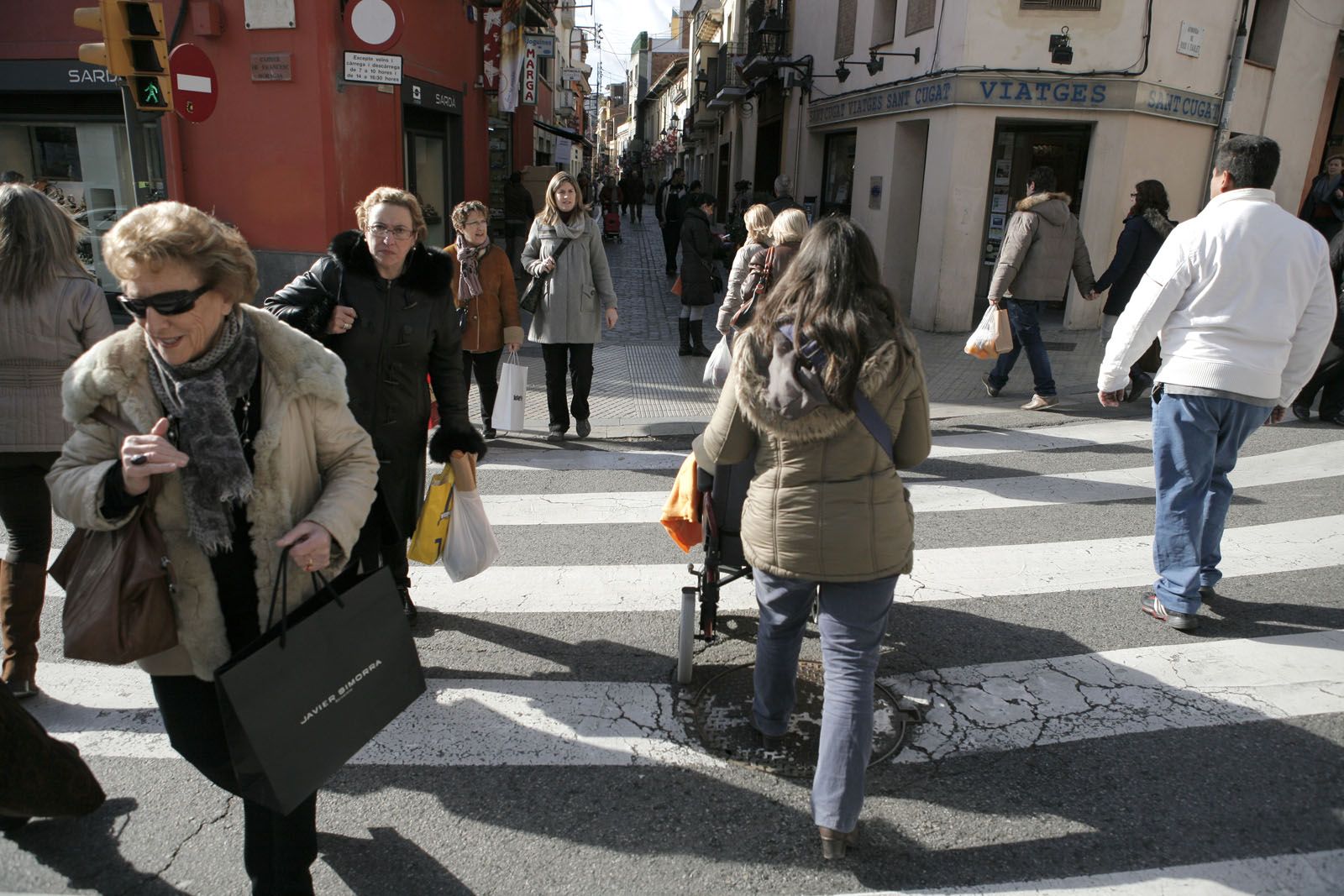 Cap de setmana de fred a Sant Cugat FOTO: Artur Ribera 