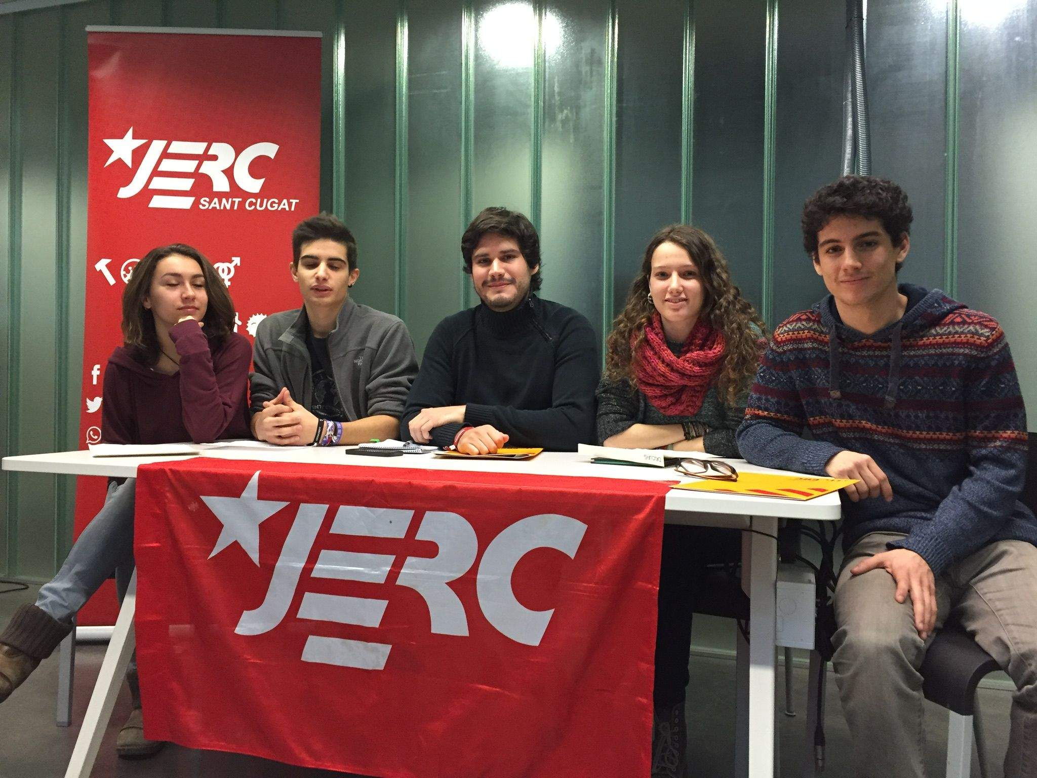 La roda de premsa de les JERC FOTO: Àgata Guinó