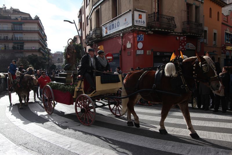 Sant Cugat celebra la rua dels Tres Tombs  FOTO: Lali Puig 