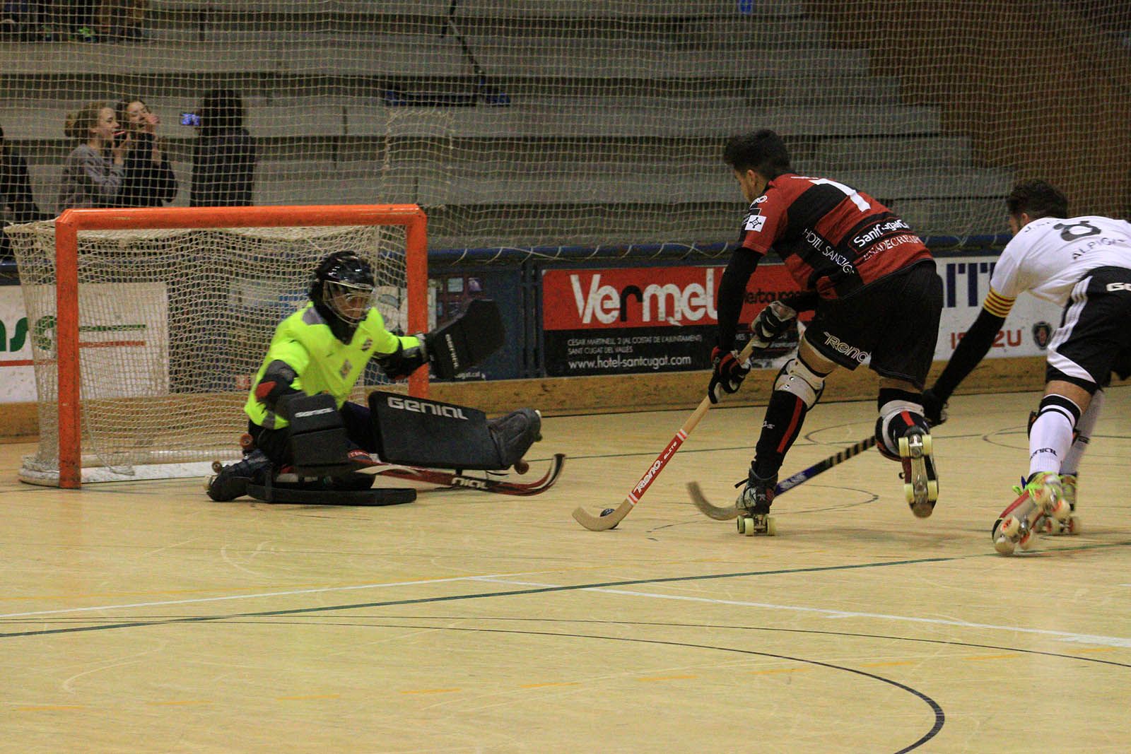 El PHC Sant Cugat ha superat l'HC Alpicat per 5 gols a 3. FOTO: Lali Álvarez