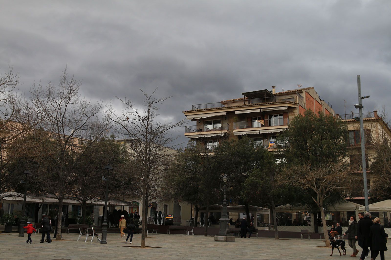 Cel ennuvolat a Sant Cugat FOTO: Lali Álvarez 