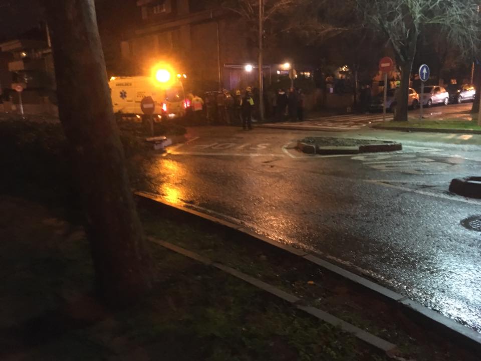 L'accident s'ha produït passades les 21 hores  FOTO: Cedida