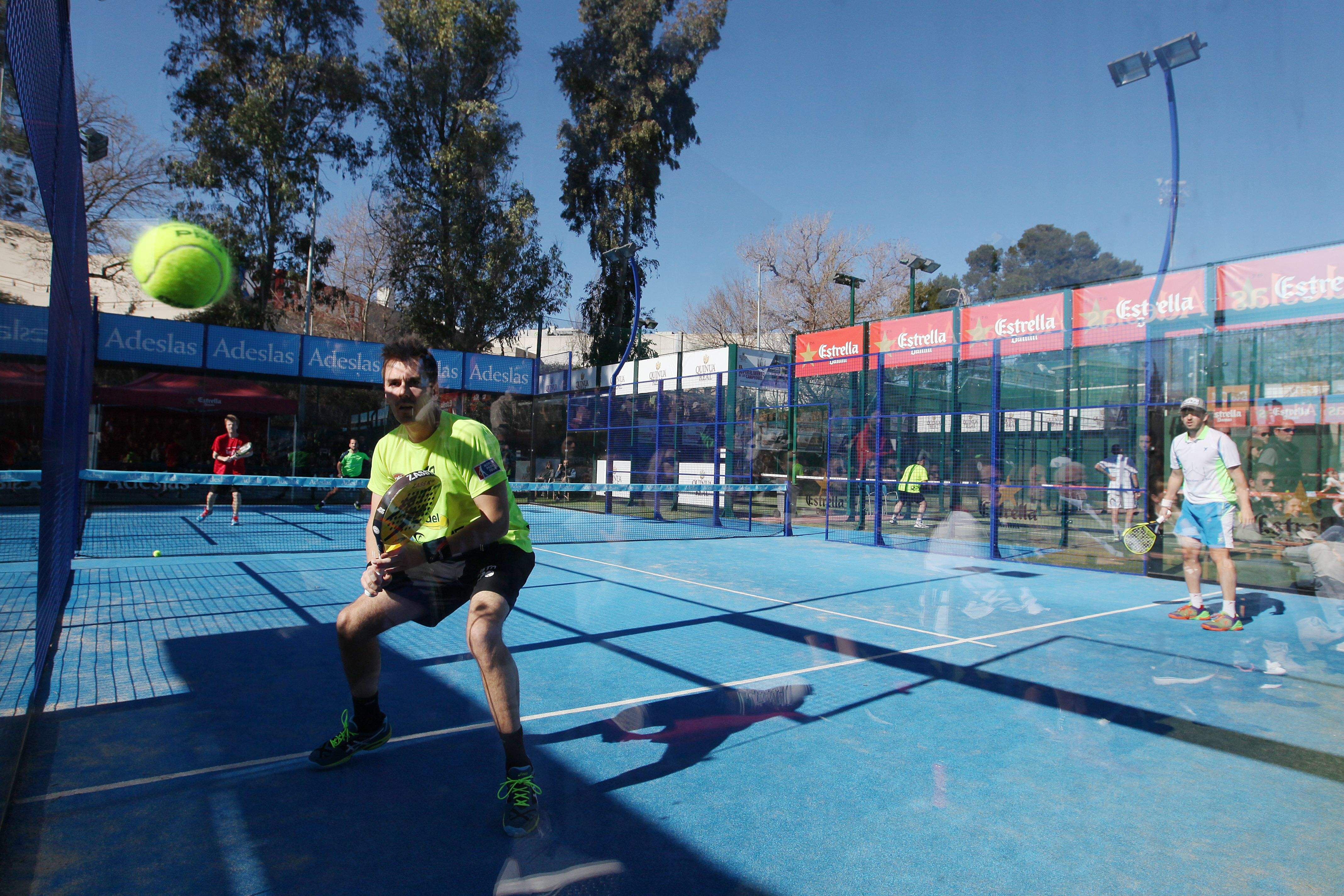Final masculina del Gran Slam de pàdel que va organitzar el Junior FC al 2016. FOTO: Lali Puig