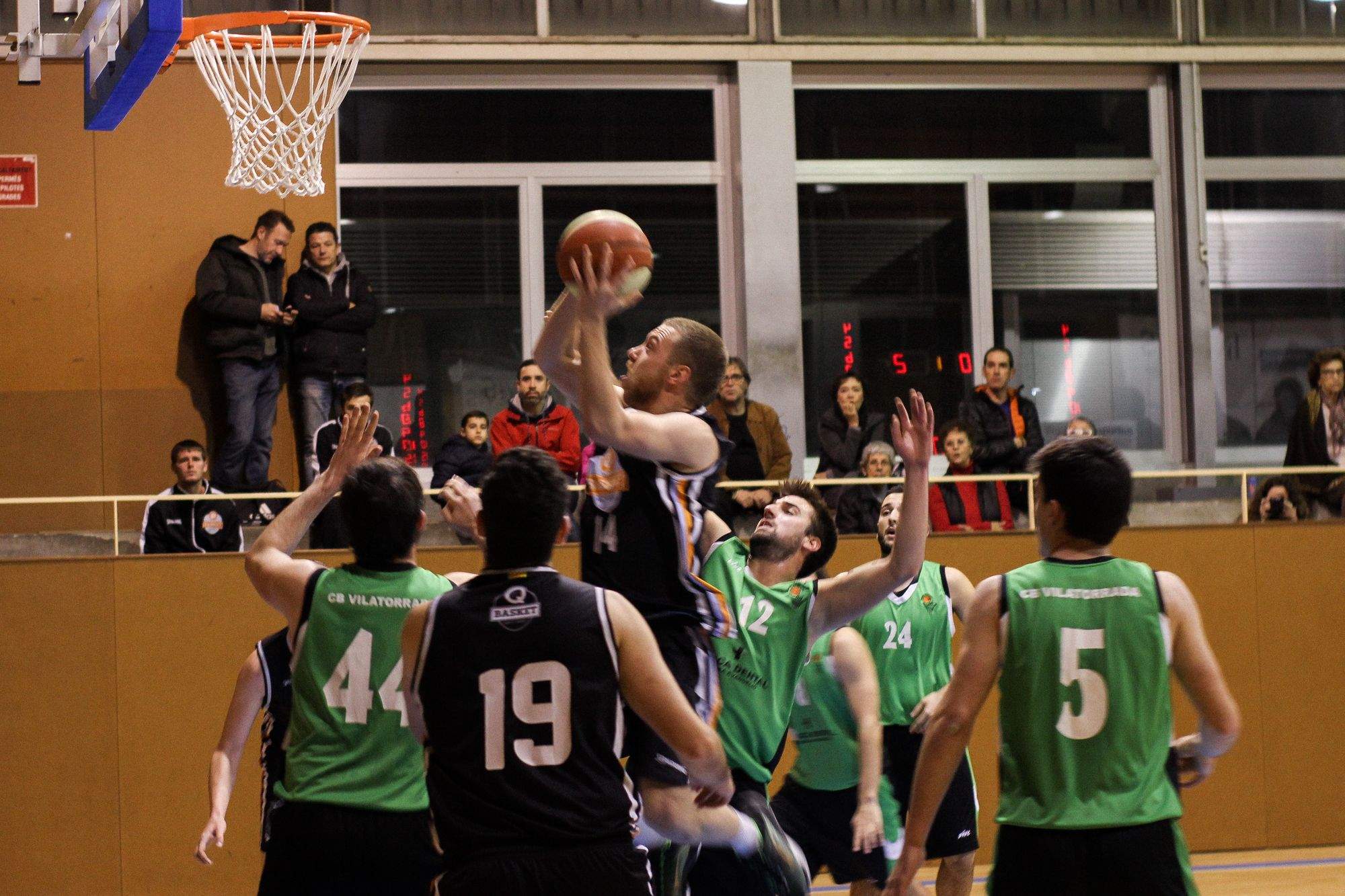 El Qbasket Sant Cugat ha superat (66-56) el CB Vilatorrada. FOTO: Ale Gómez