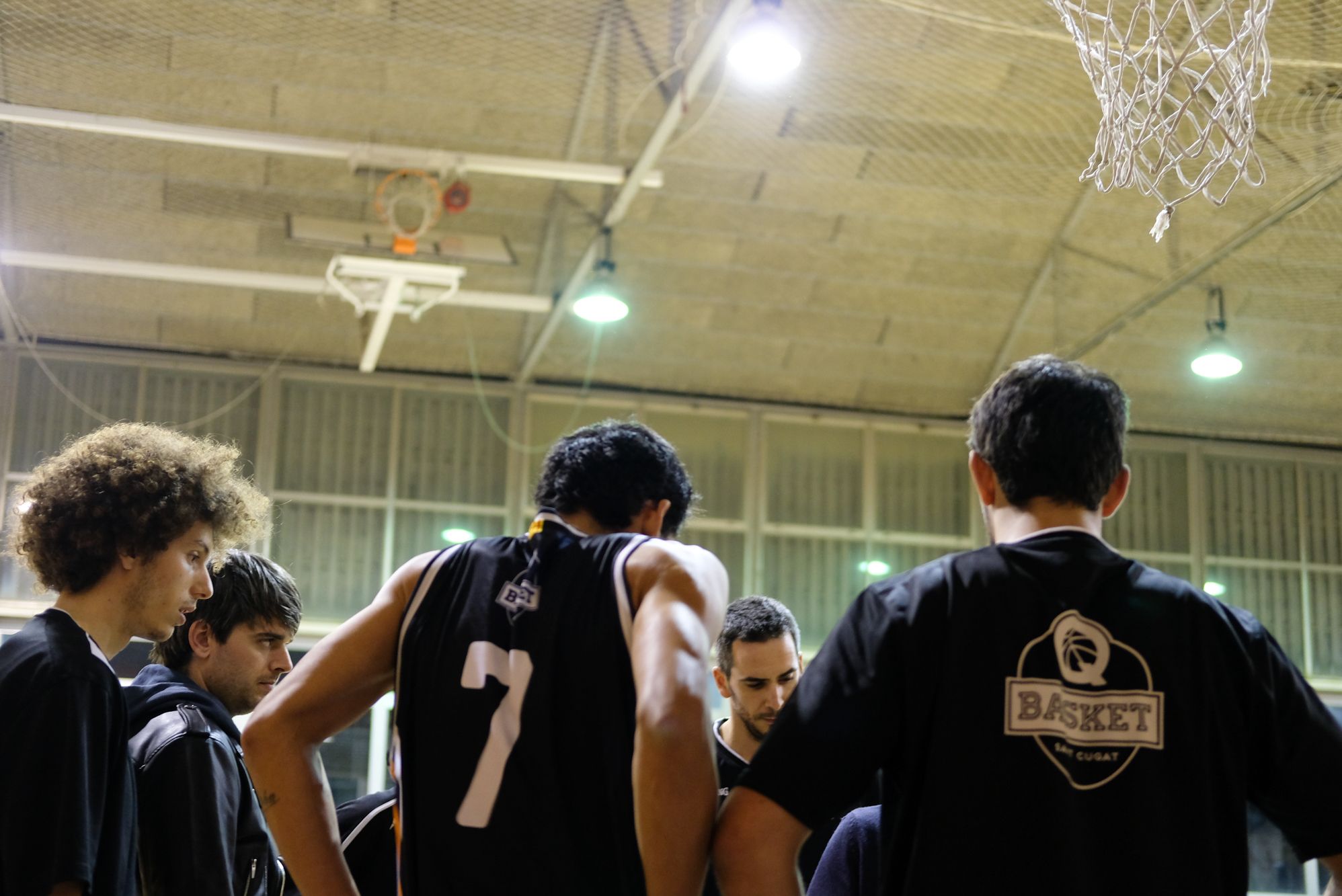 Partit de lliga. Qbasket Sant Cugat vs. CB  Vilatorrada. FOTO: Ale Gómez