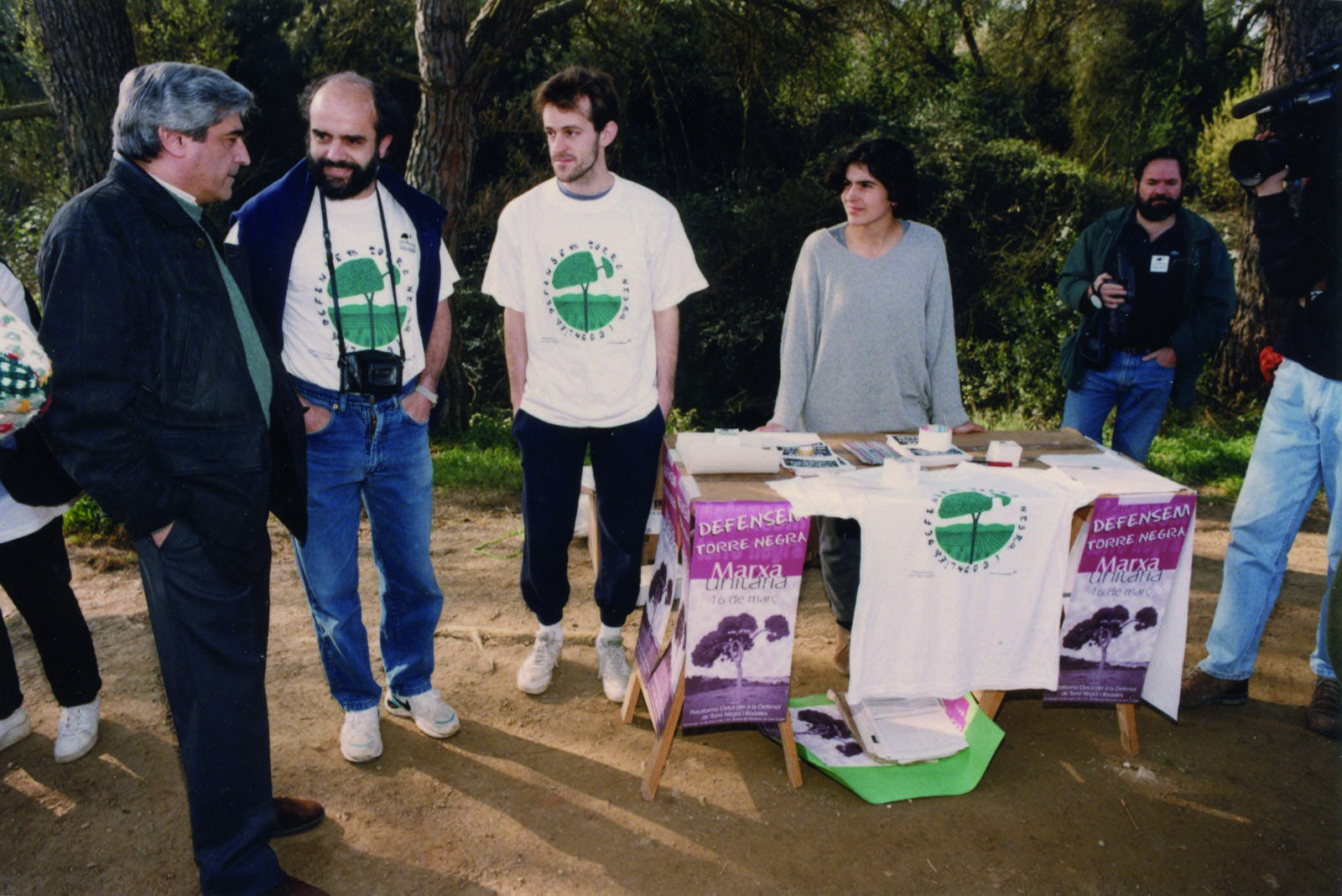 Plataforma en defensa de Torre Negra (1997) FOTO: Xavier Larrosa