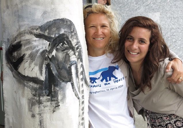 L’artista en un dels seus esdeveniments a Itàlia, l’abril del 2016 FOTO: Cedida