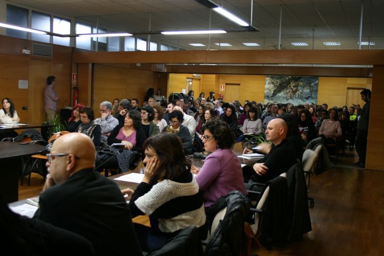 La jornada va comptar amb l'assistència tant de representats dels ajuntament de la comarca com d'ajuntaments de municipis d'altres províncies FOTO: Cedida