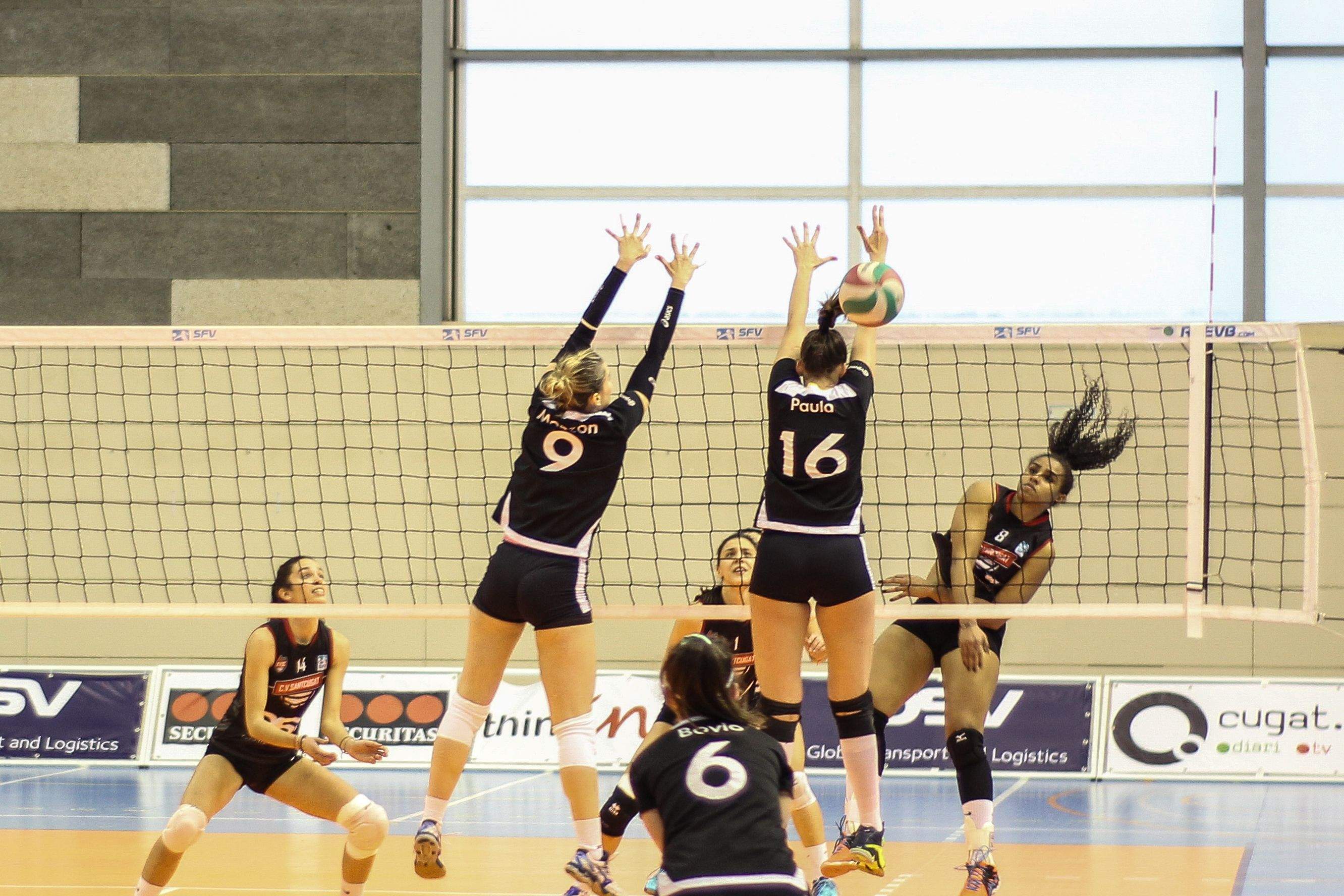 El DSV Club Voleibol Sant Cugat ha guanyat (3-1) el VP Madrid. FOTO: Ale Gómez
