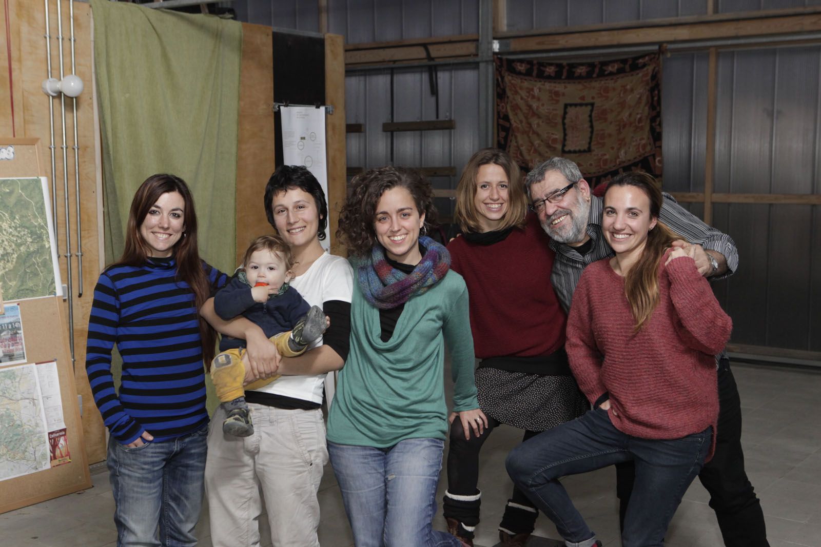 Alguns membres de la comissió de treball de l'Espai (E)co FOTO: Artur Ribera 