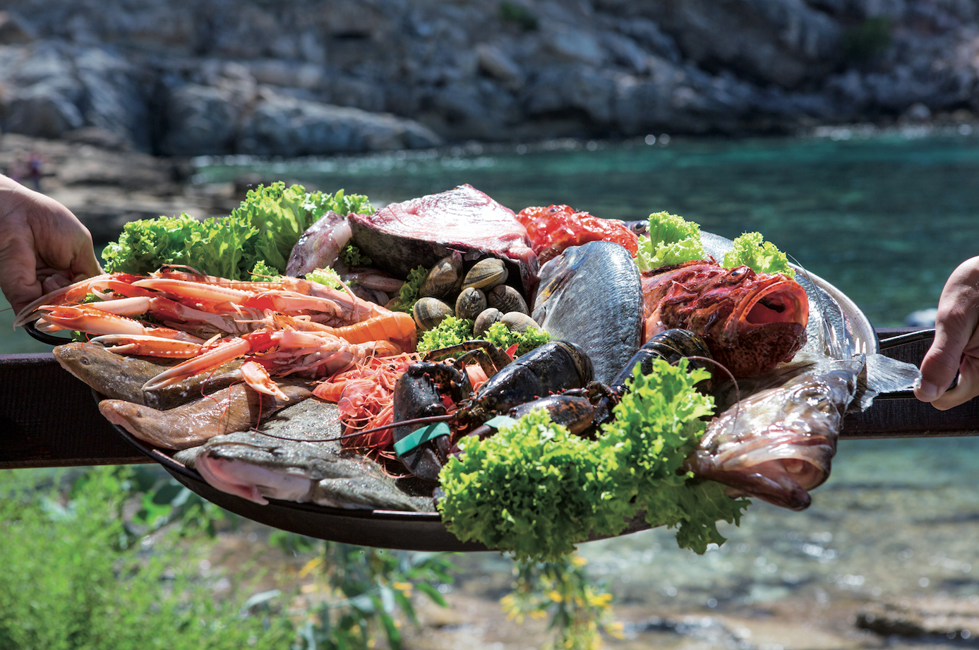 Un plat amb productes del mar FOTO: Cedida