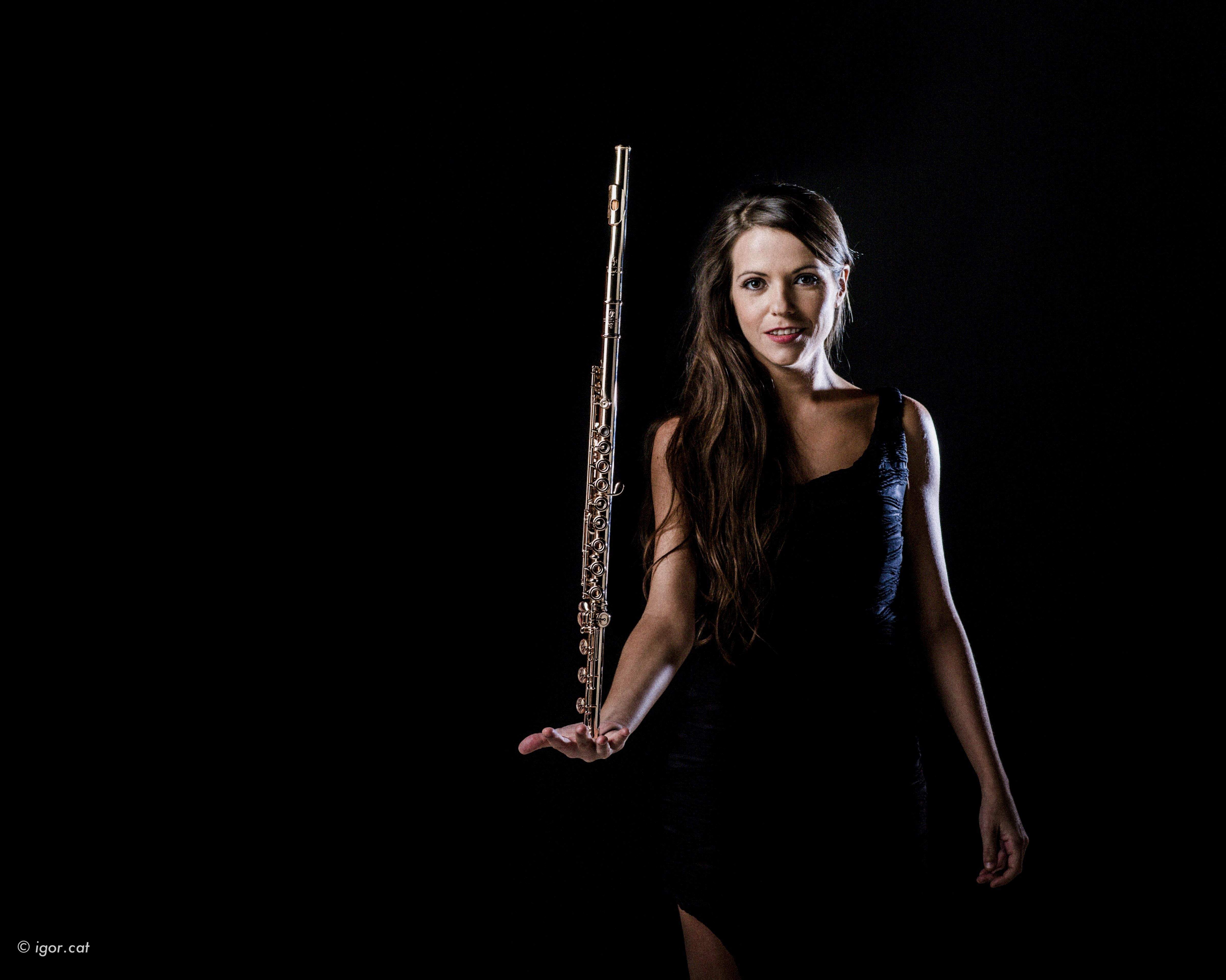 La flautista Elisabet Franch FOTO: Igor Cortadellas