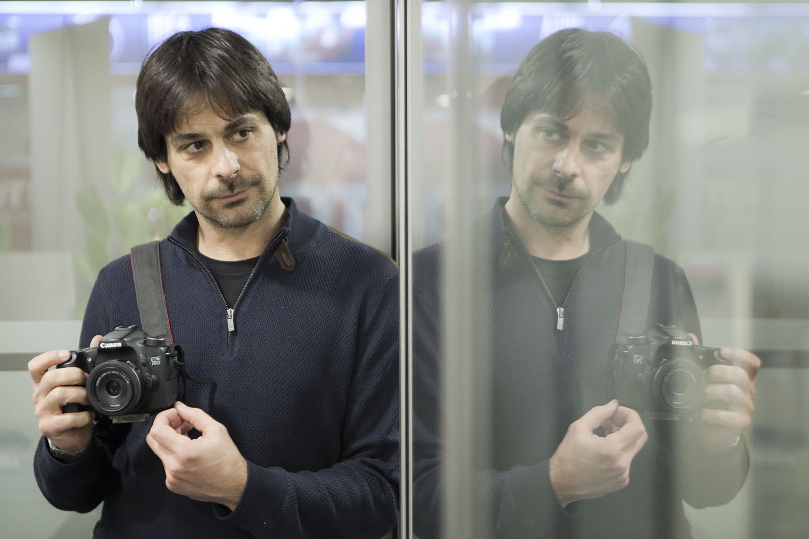 Oriol Llauradó és fotògraf santcugatenc  FOTO: Artur Ribera