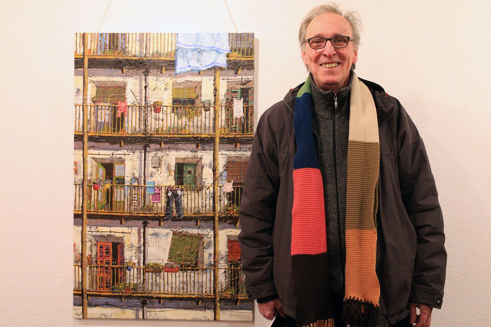 Jaume Borrell exposa a la Sala Rusiñol  FOTO: Lali Álvarez