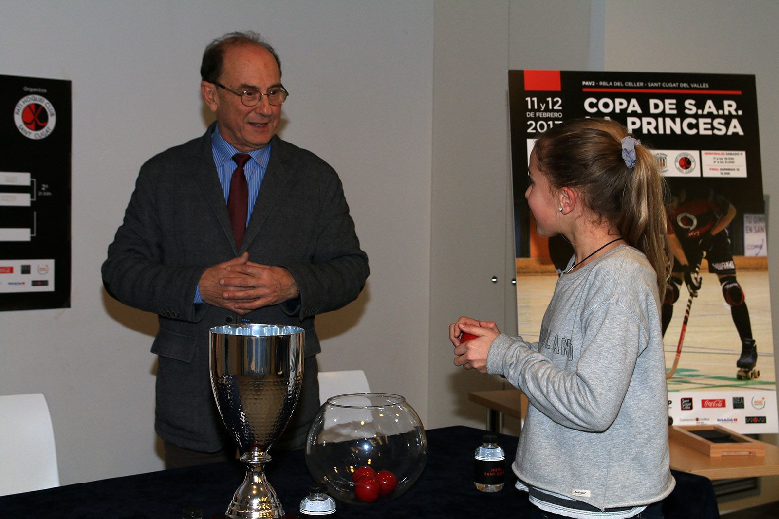 El sorteig de les semifinals de la Copa de la Princesa s'ha fet a l'Hotel Sant Cugat. FOTO: Lali Álvarez