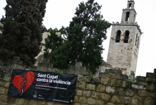 Sant Cugat ha fet diverses campanyes en contra la violència masclista FOTO: Arxiu 