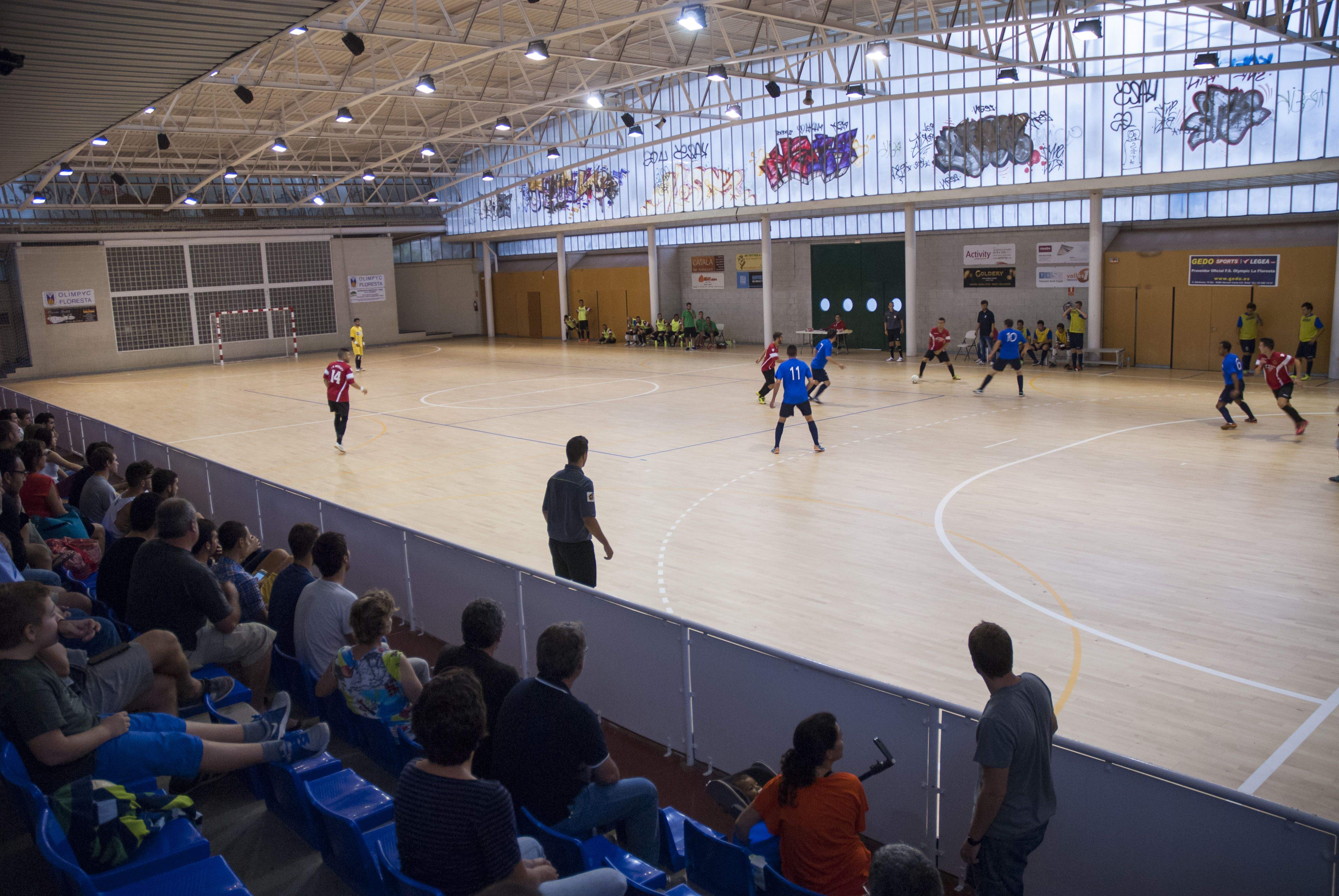 Pavelló municipal de la Floresta. FOTO: Aïda Sotelo