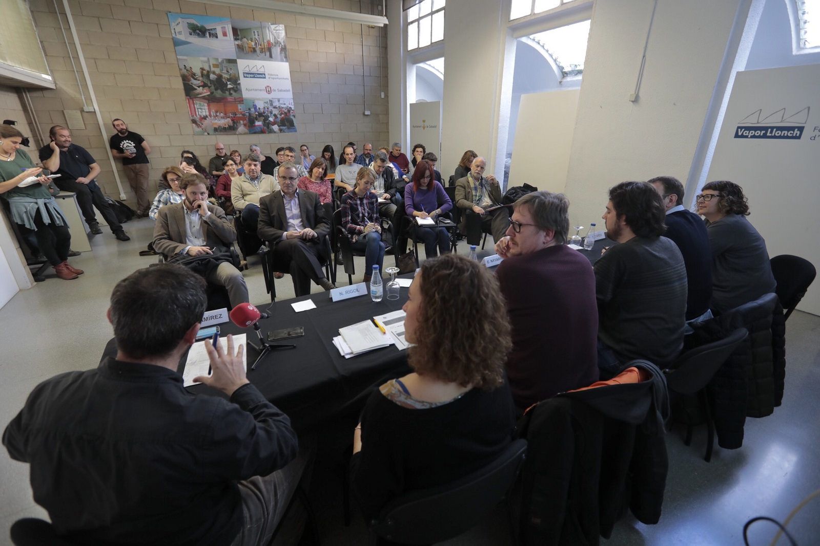 Imatge de la presentació de l'Ateneu Cooperatiu FOTO: Ajuntament de Sabadell