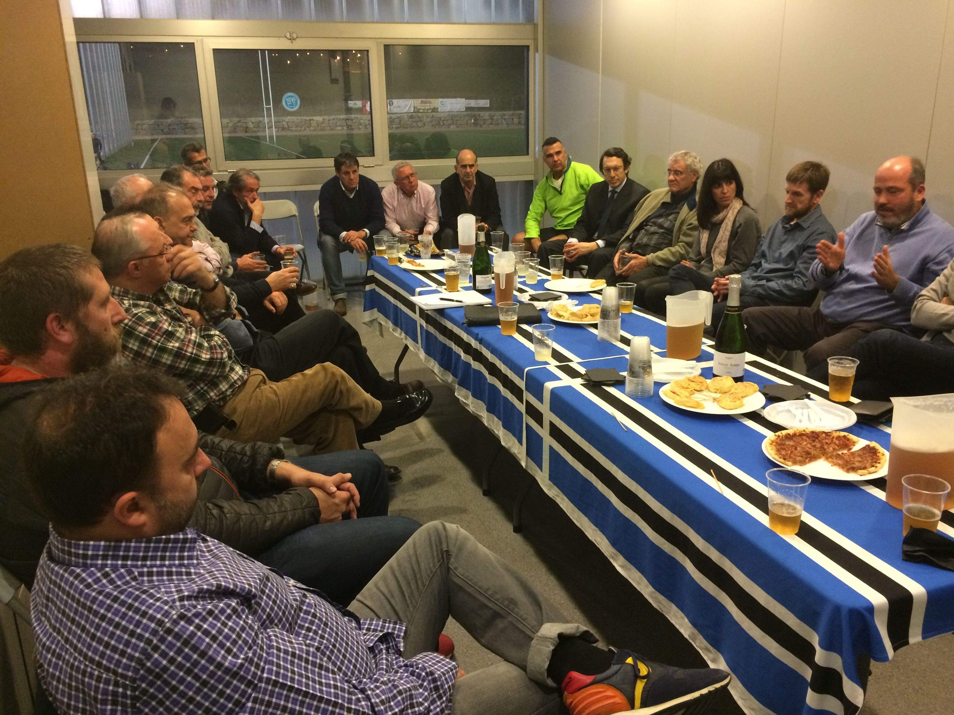 Ha estat el primer acte del 30è aniversari del Club de Rugby Sant Cugat. FOTO: À. L. P.