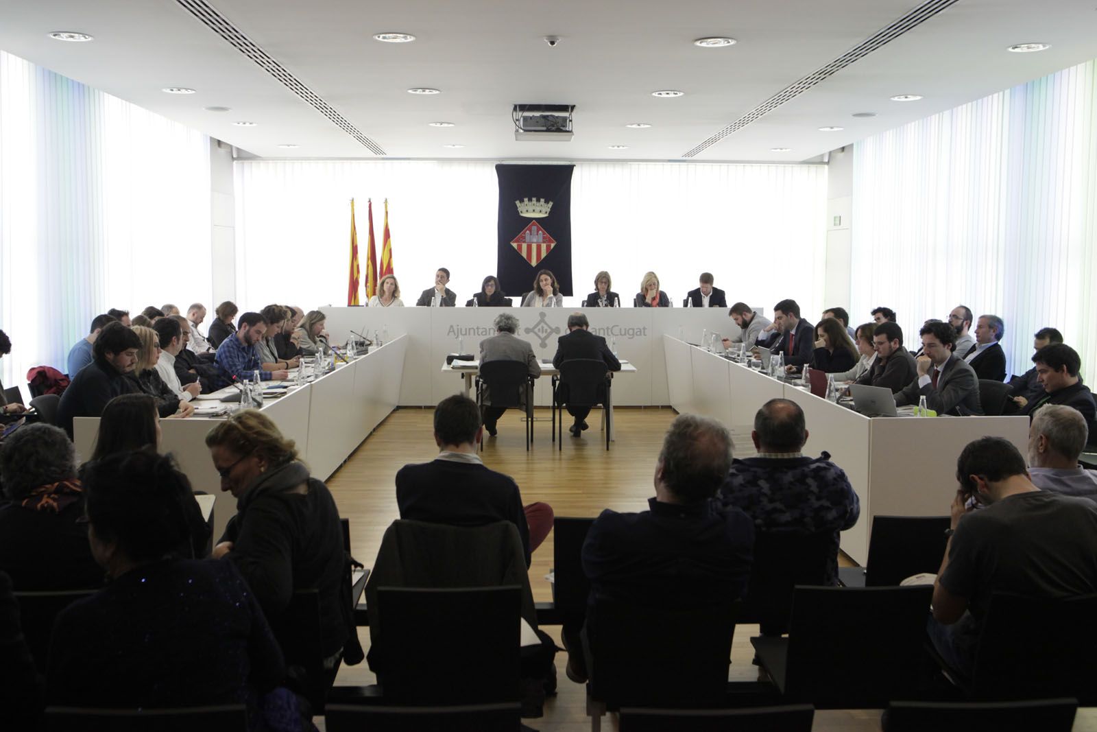 Imatge del ple d'aquest dilluns FOTO: Artur RIbera