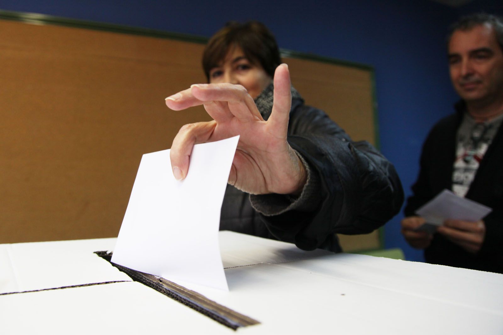 La votació del 9N FOTO: Lali Puig 