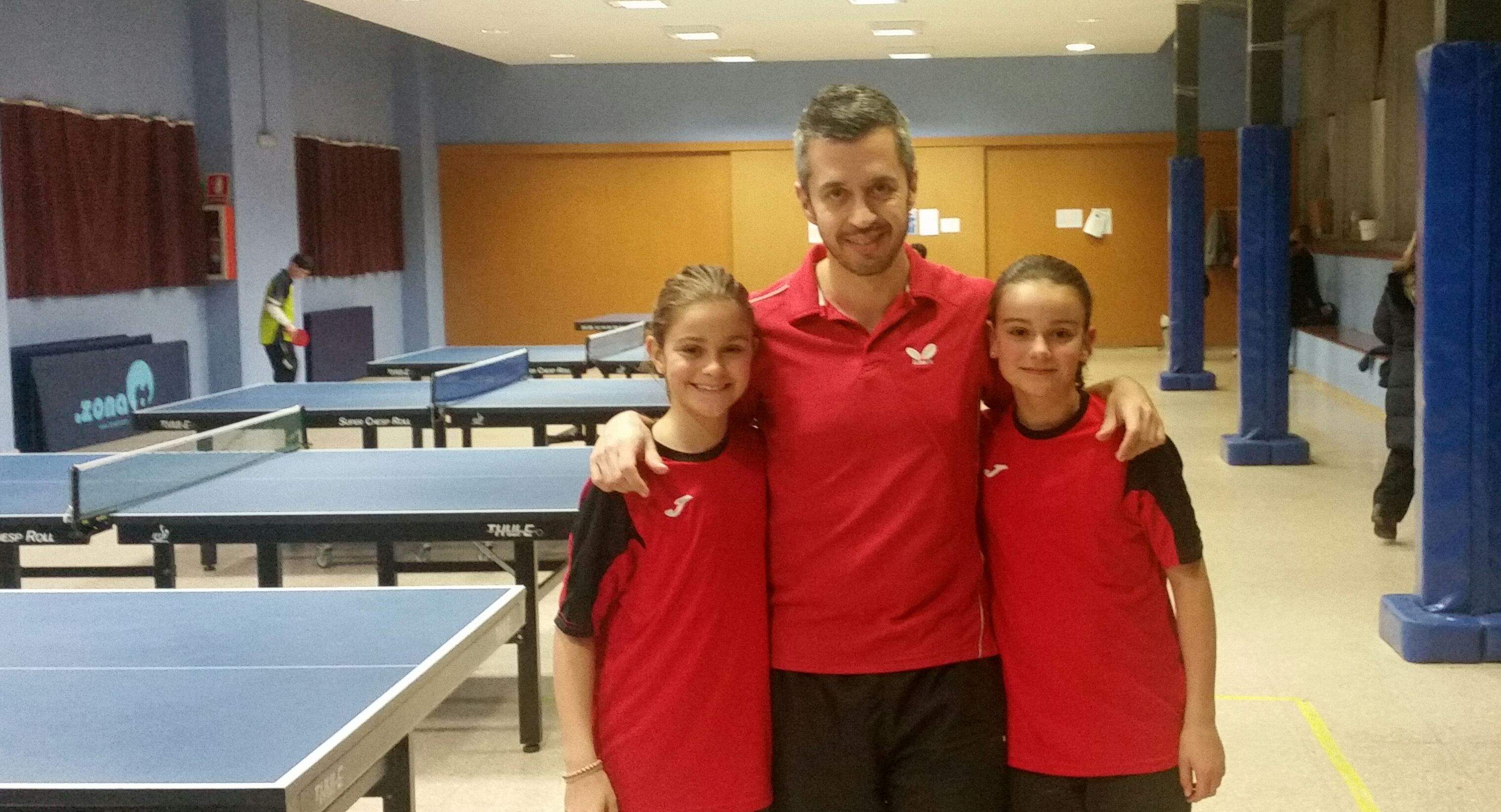 Mariona Munné, Josep Antón i Laia Munné. FOTO: Unió Esportiva Sant Cugat