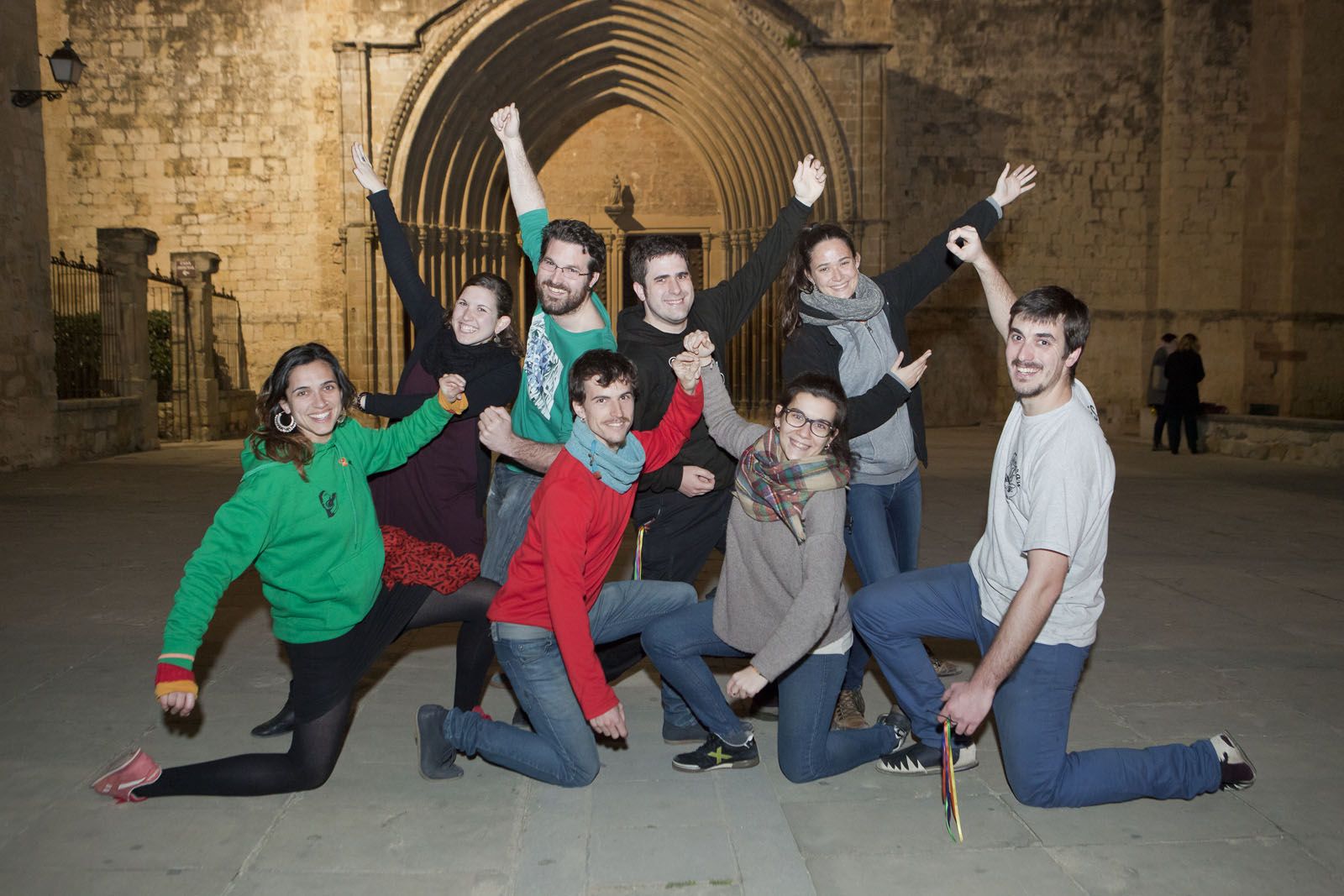 Esther Madrona (tercera per la dreta) és un dels vuit membres de la Comissió FOTO: Artur Ribera