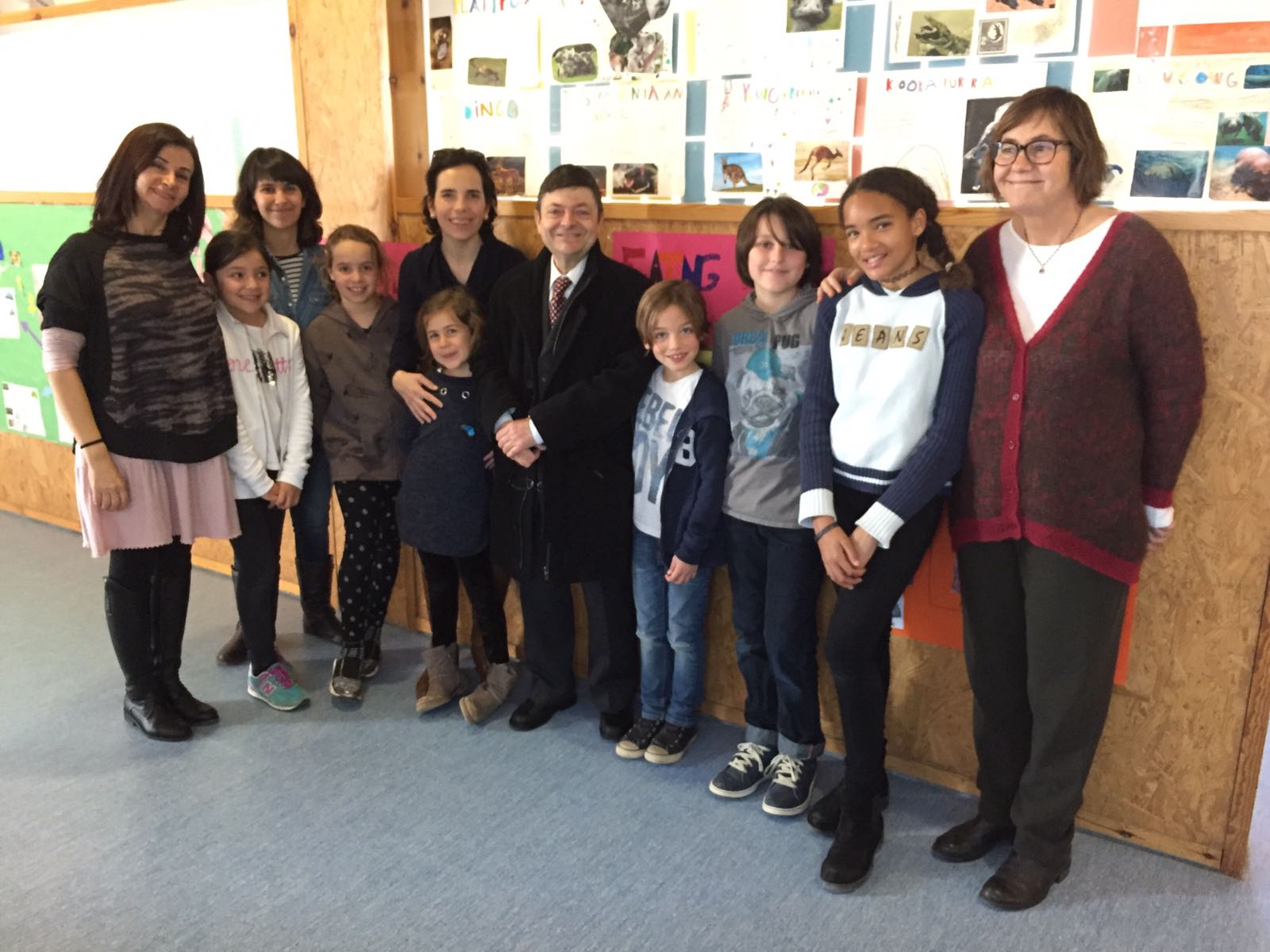 Visita del Cònsol d'Austràlia al Turó de Can Mates FOTO: Cedida