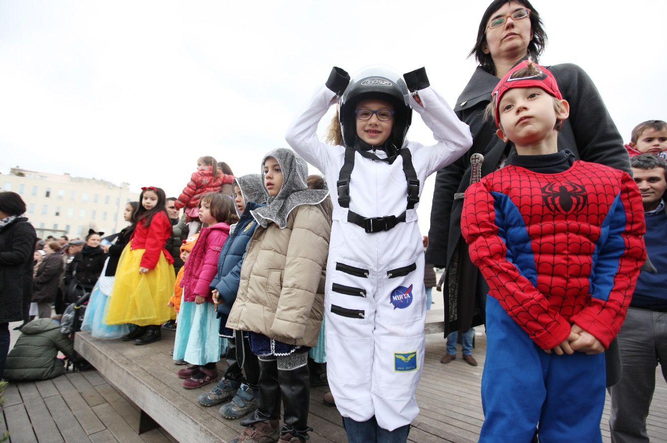 Els més petits són els protagonistes del Carnestoltes  FOTO: Lali Puig