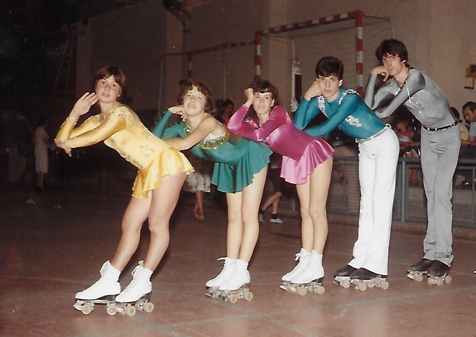 Patinadors de l'EPA als anys 80 FOTO: Arxiu EPA