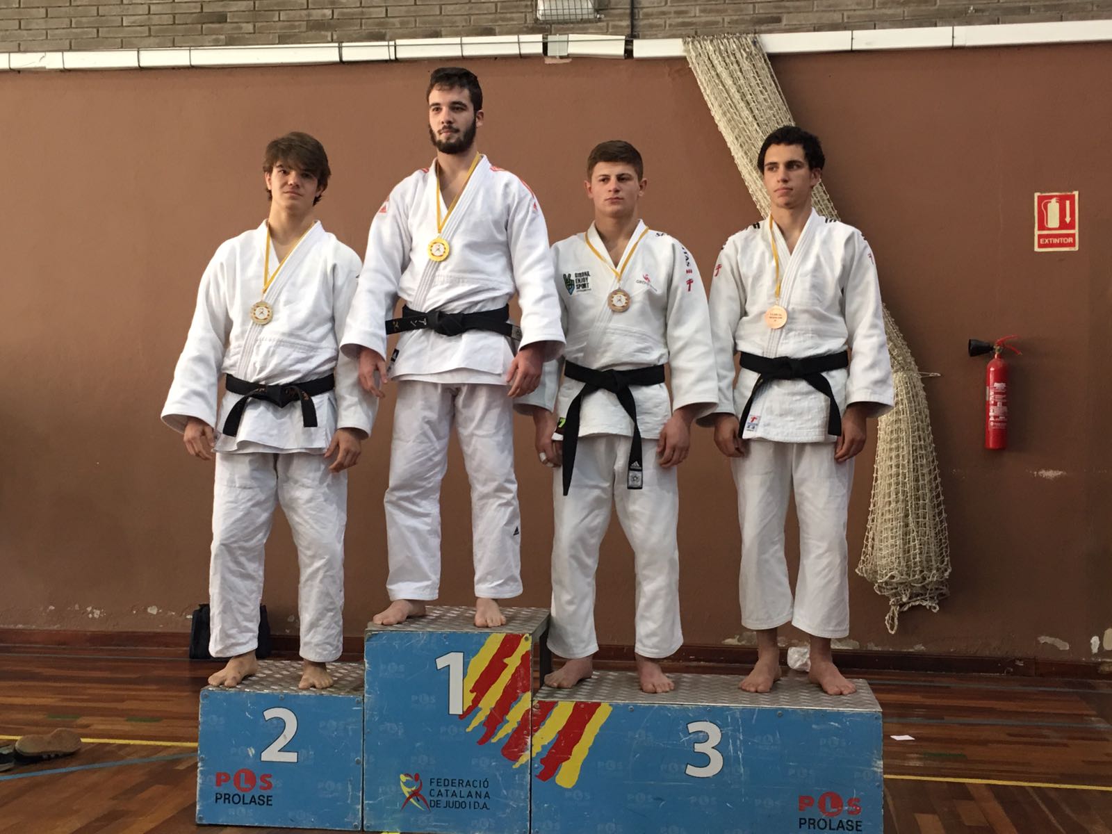 Joan Iglesias Riba, subcampió, a l'esquerre de la imatge. FOTO: Cedida