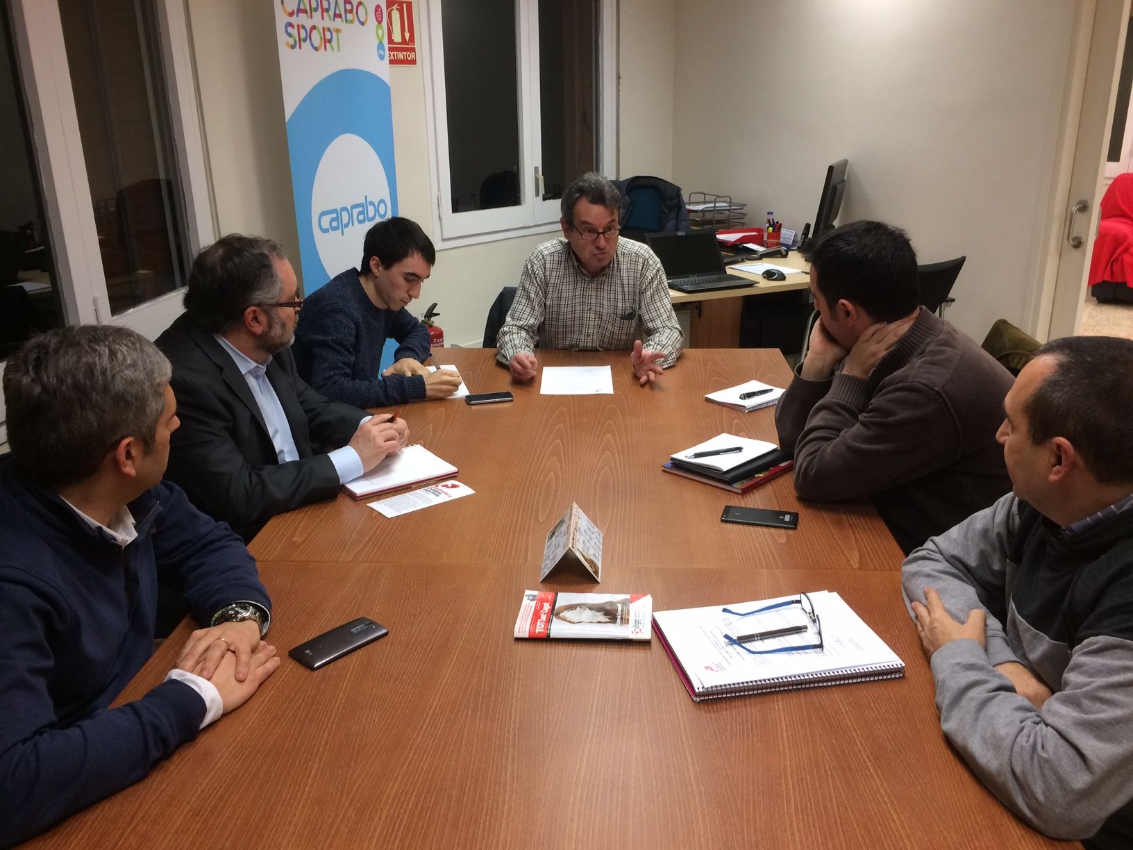 La coordinadora ha celebrat eleccions. Carlos Suay (FS Sant Cugat) s'ha incorporat més tard. FOTO: À. L. P.