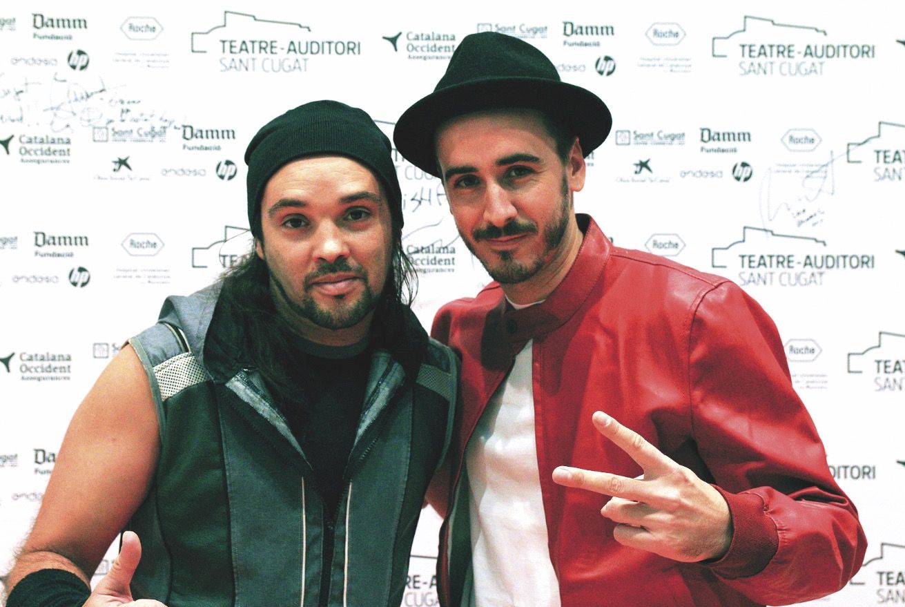 Edison Aguilar i Pol Fruitós  FOTO: Lali Álvarez
