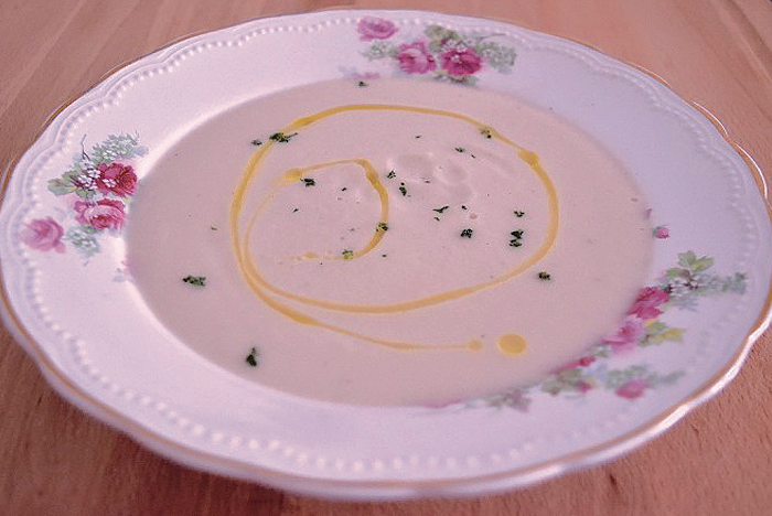 Imatge de la crema de coliflor FOTO: Cedida