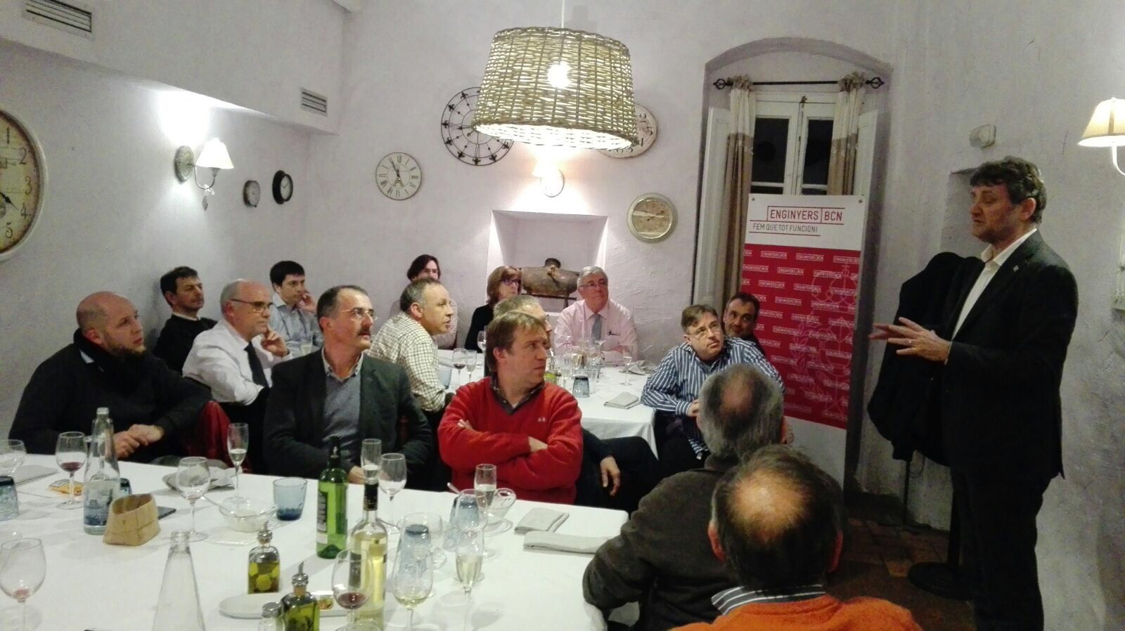 La reunió s'ha celebrat al restaurant La Masia FOTO: Cedida