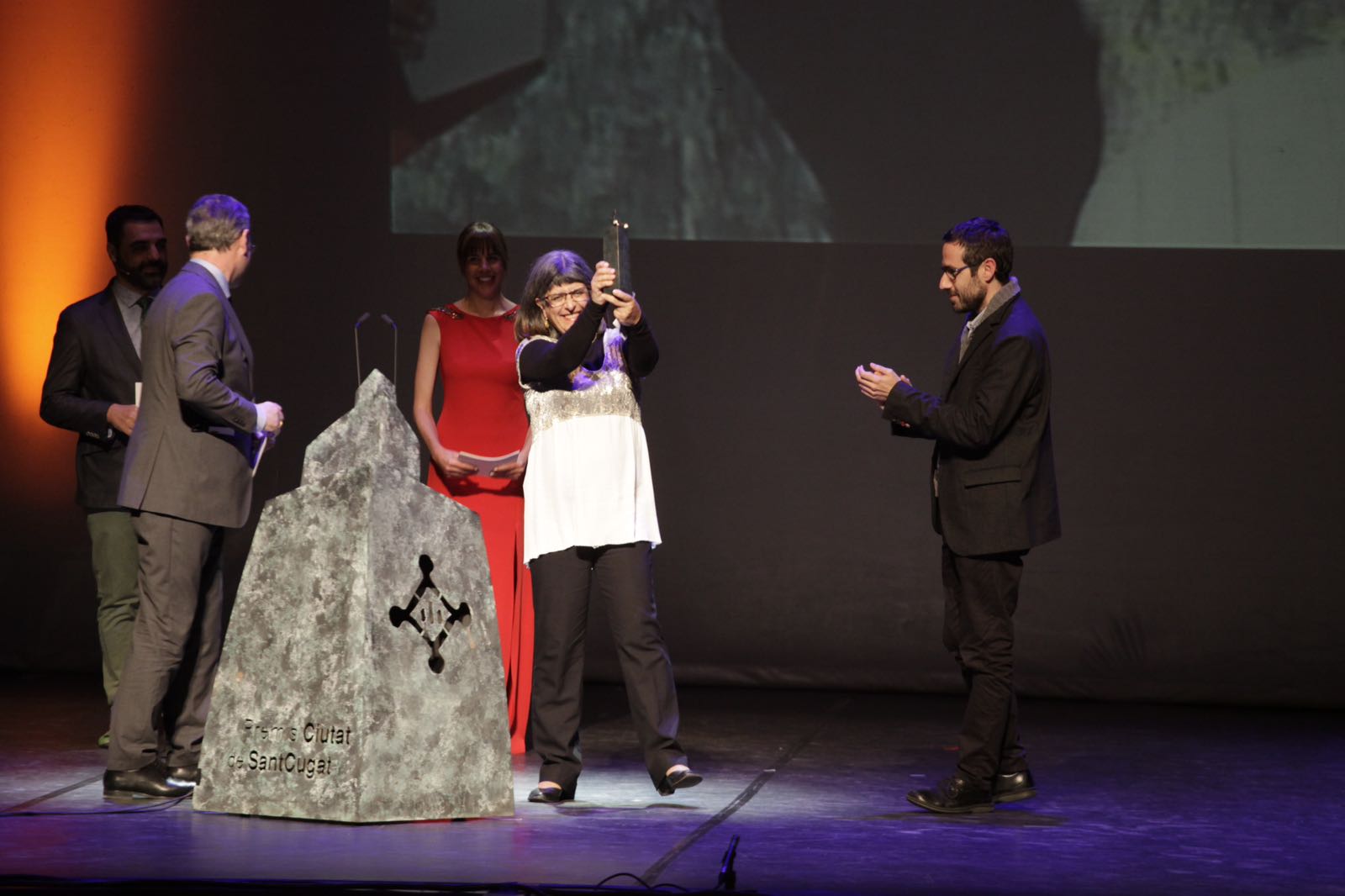 L'Ateneu Santcugatenc recull un Premi Ciutat de Sant Cugat. FOTO: Artur Ribera