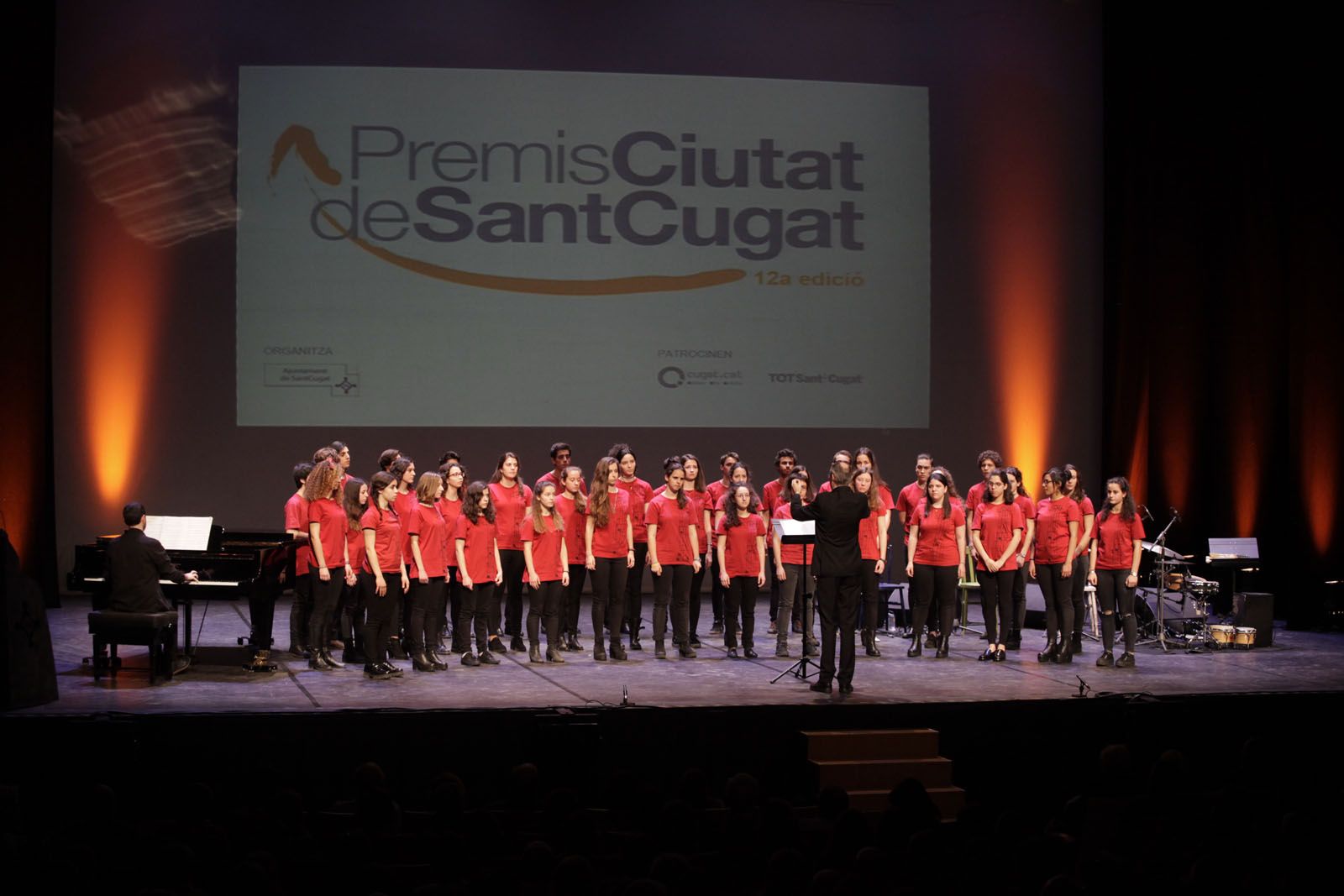 Actuació del Cor de l'Escola de Música de Sant Cugat FOTO: Artur Ribera