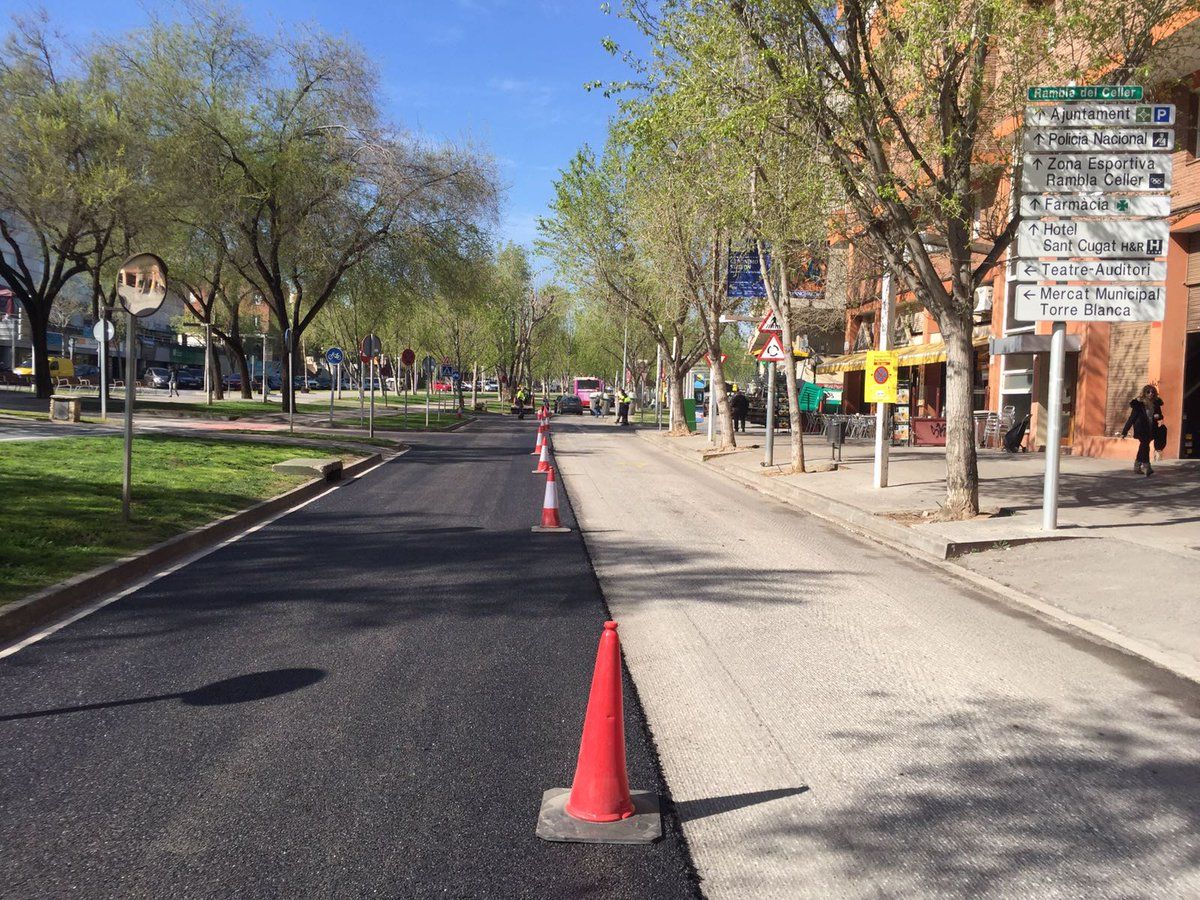 Obres anteriors a rambla del Celler