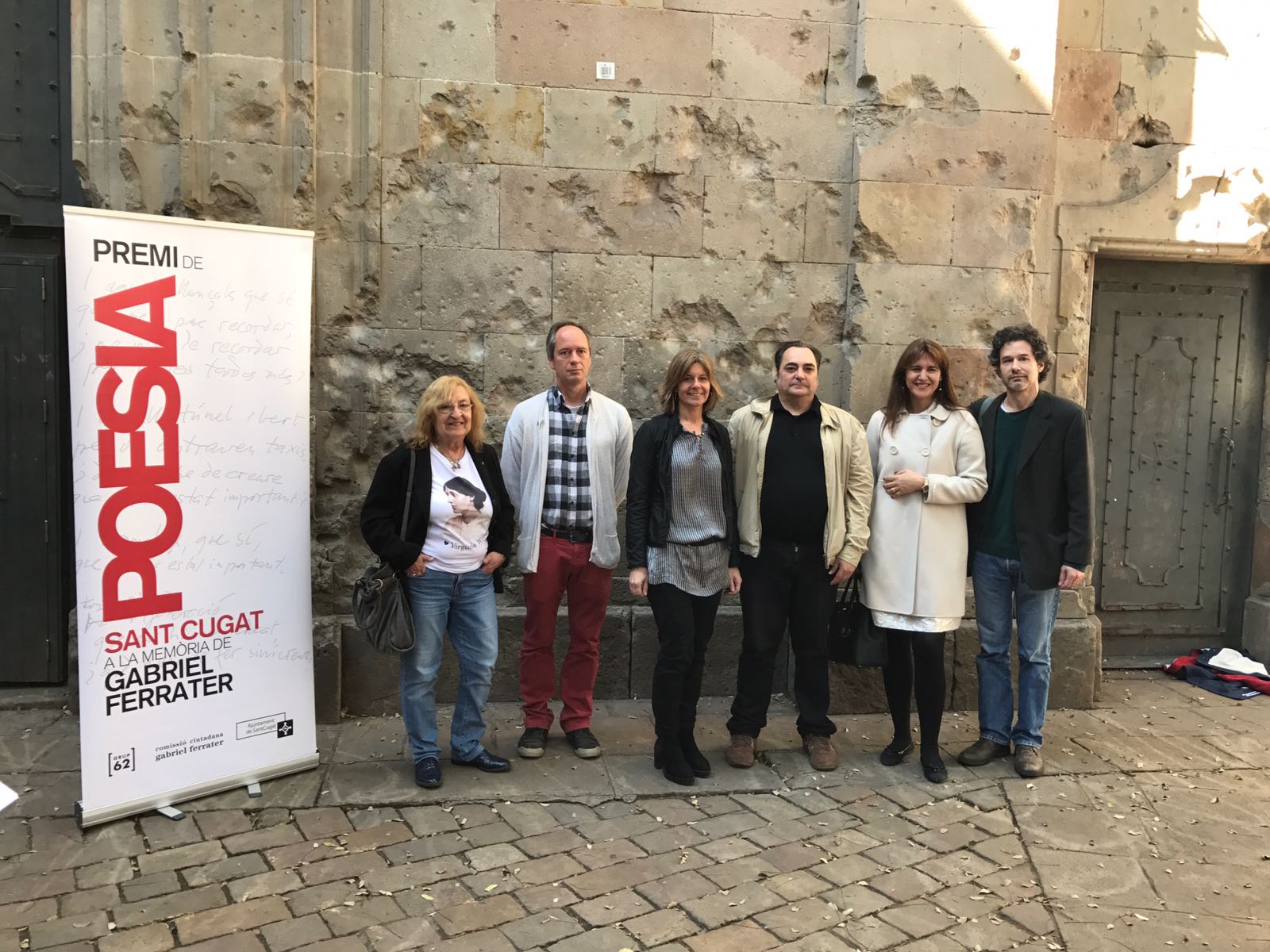 Acte de lliurament del 15è premi de poesia Sant Cugat en memòria de Gabriel Ferrater FOTO: Localpres